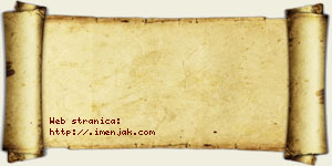 Večerinka Kesegić vizit kartica